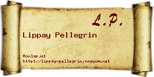Lippay Pellegrin névjegykártya